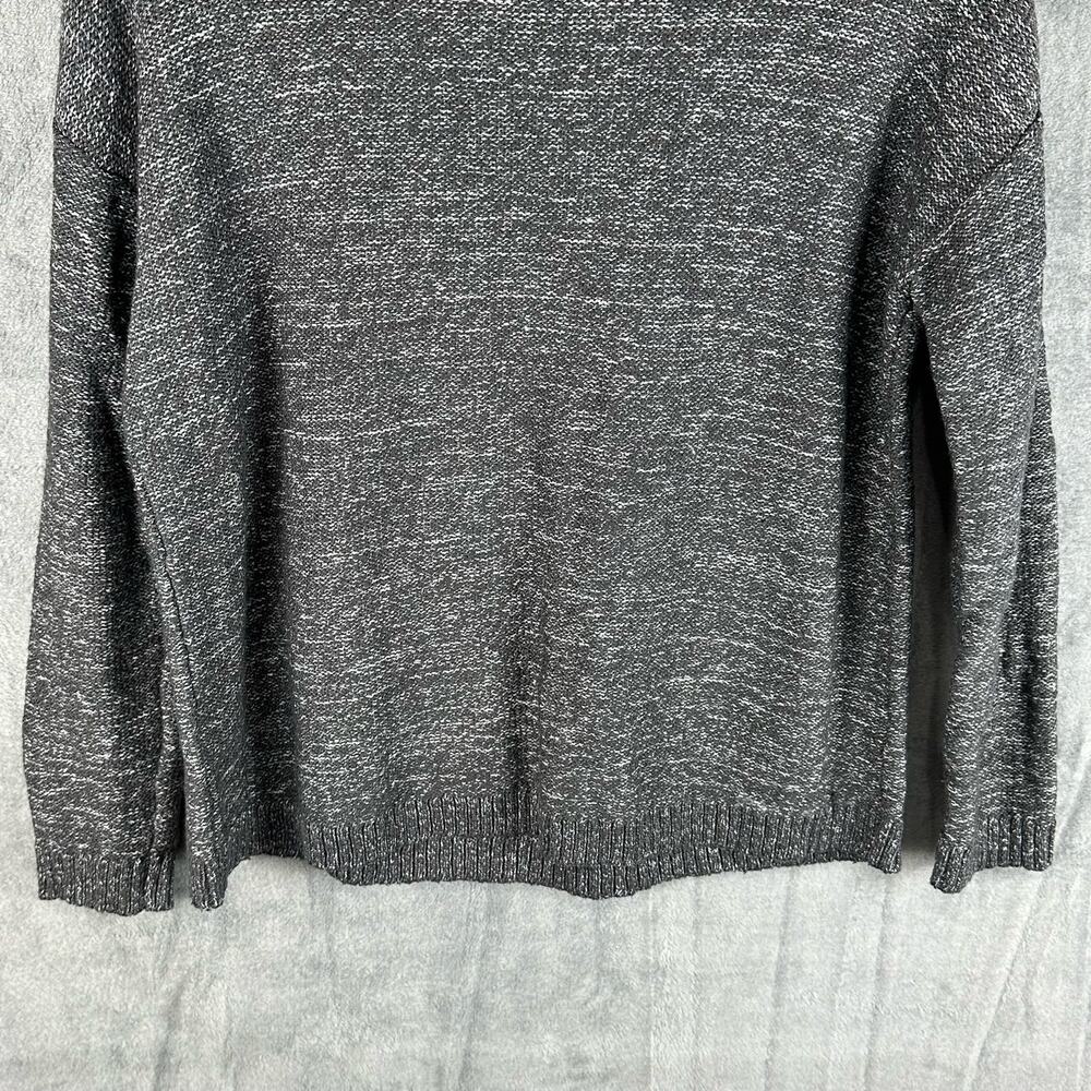 J Jill Sweater Womens Extra Small Gray PureJill Embroidered Knit Boho Artsy Wool - Picture 6 of 14